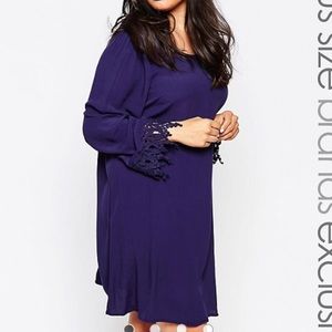 ALICE & YOU Dress with Crochet Sleeves